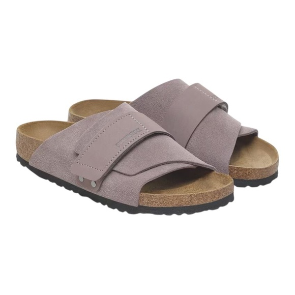 Birkenstock Shoes - Birkenstock Mauve Suede Sandals